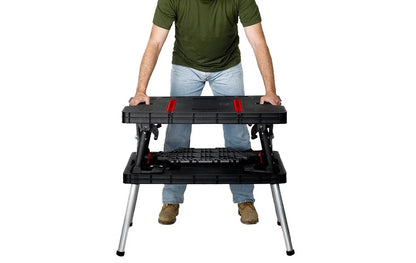 Folding Work Table - Black