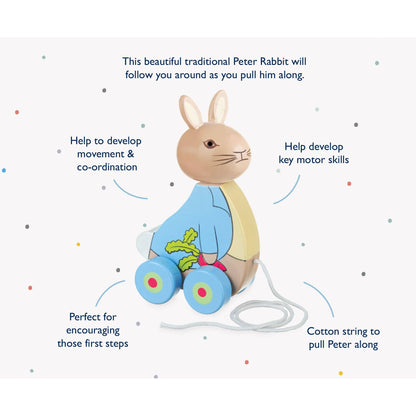 Peter Rabbit Wooden Pull Along Toy