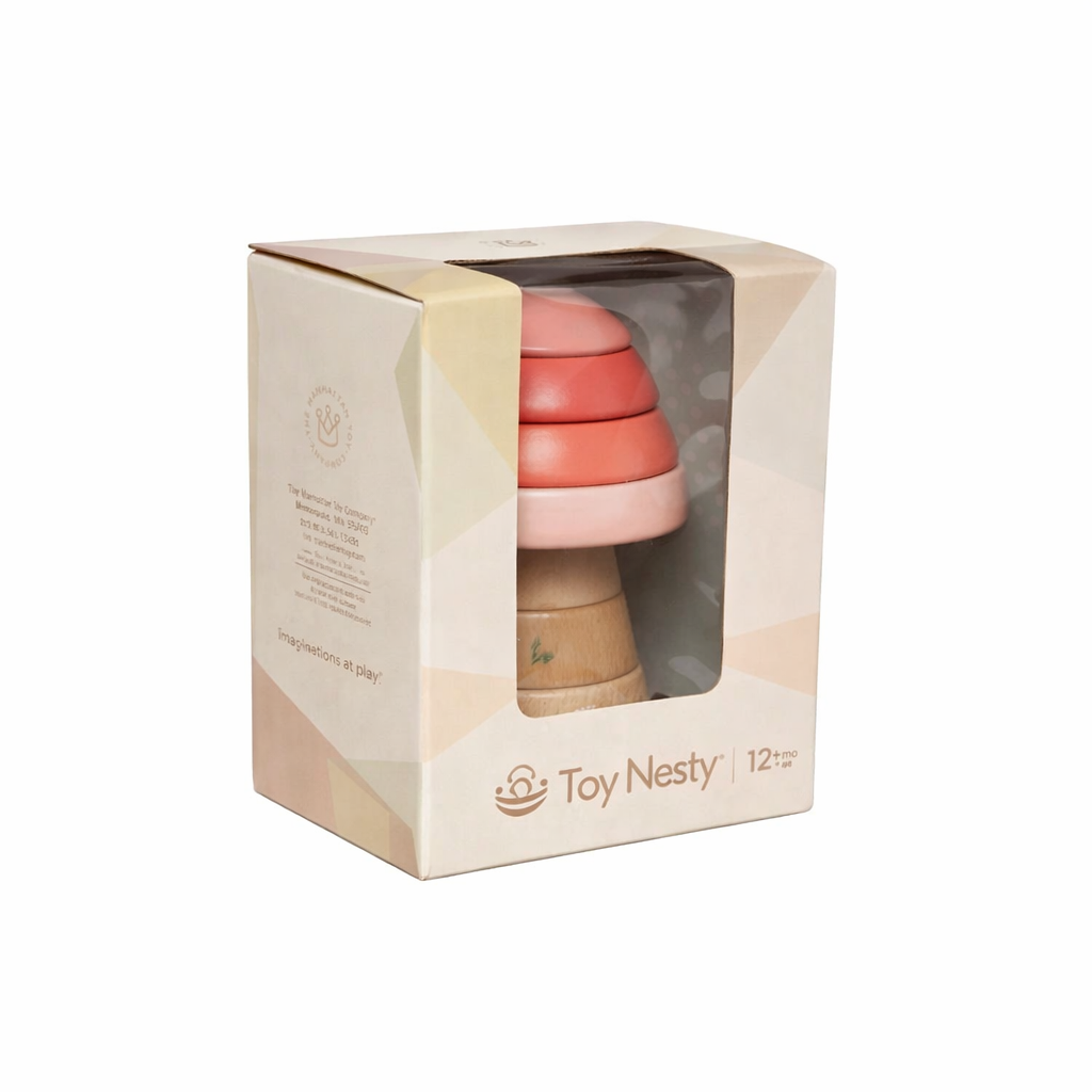 Toy Nesty® Wooden Stacking Toy for Babies 12M+