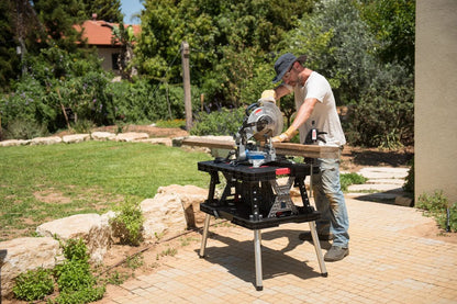 Folding Work Table - Black