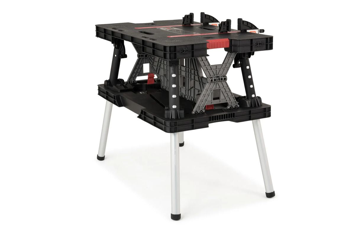 Folding Work Table - Black