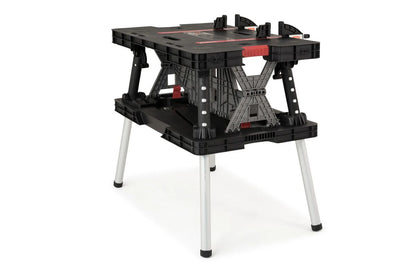 Folding Work Table - Black