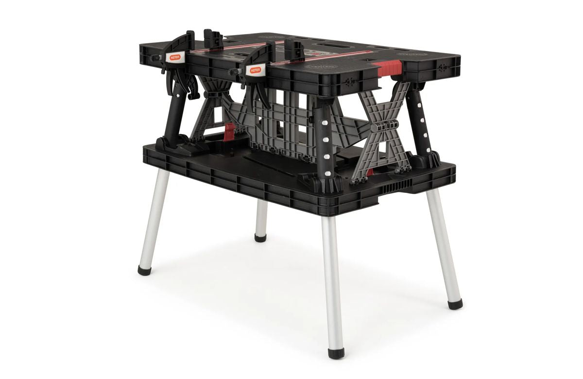 Folding Work Table - Black