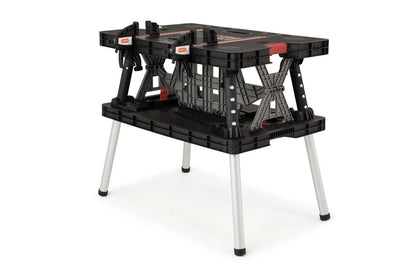 Folding Work Table - Black