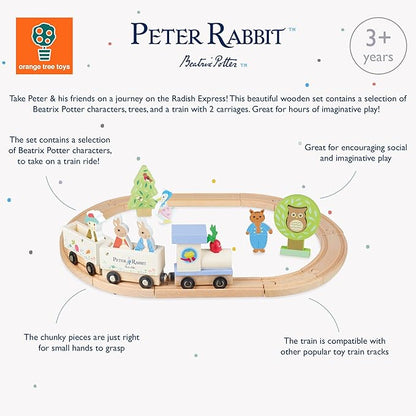 Wooden Peter Rabbit™ Train Set