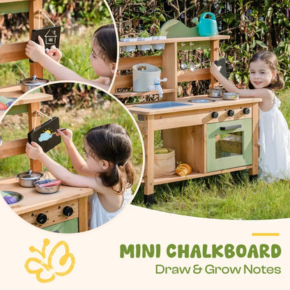 Wooden Outdoor Mud Kitchen