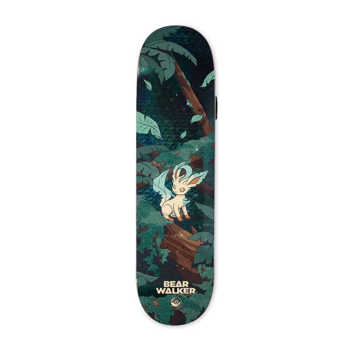 Pokémon Center × Bear Walker: Leafeon Skateboard Deck