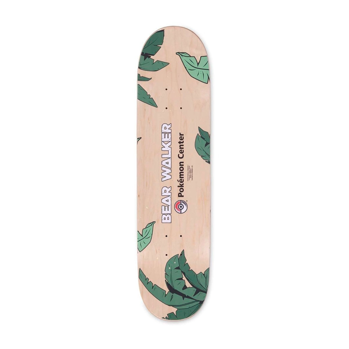 Pokémon Center × Bear Walker: Leafeon Skateboard Deck