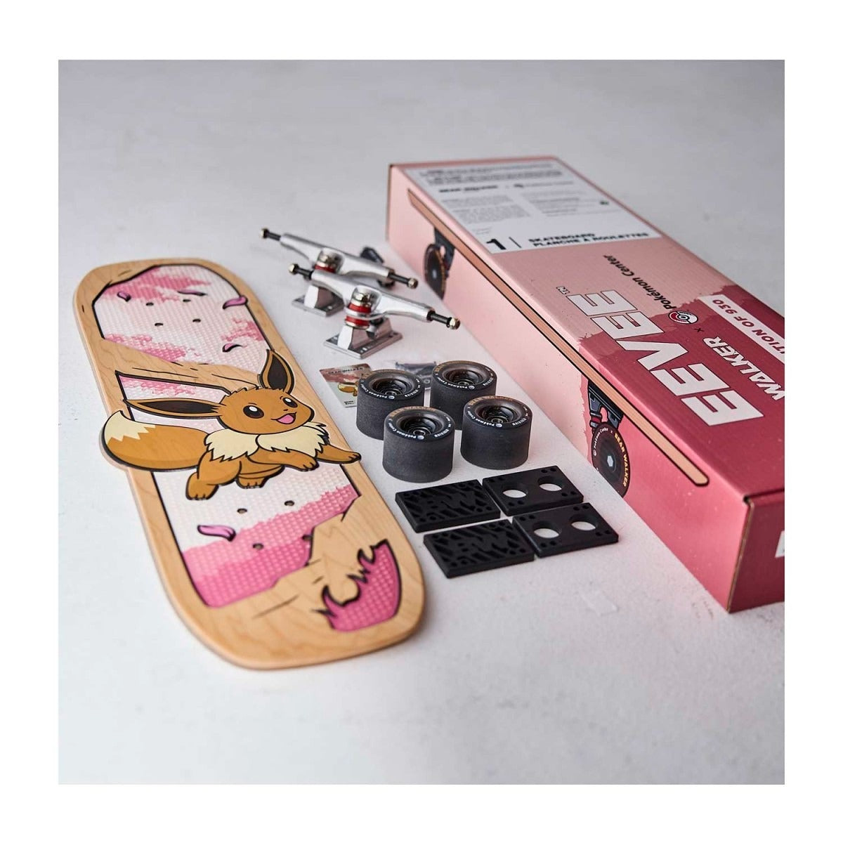 Pokémon Center × Bear Walker: Eevee Skateboard
