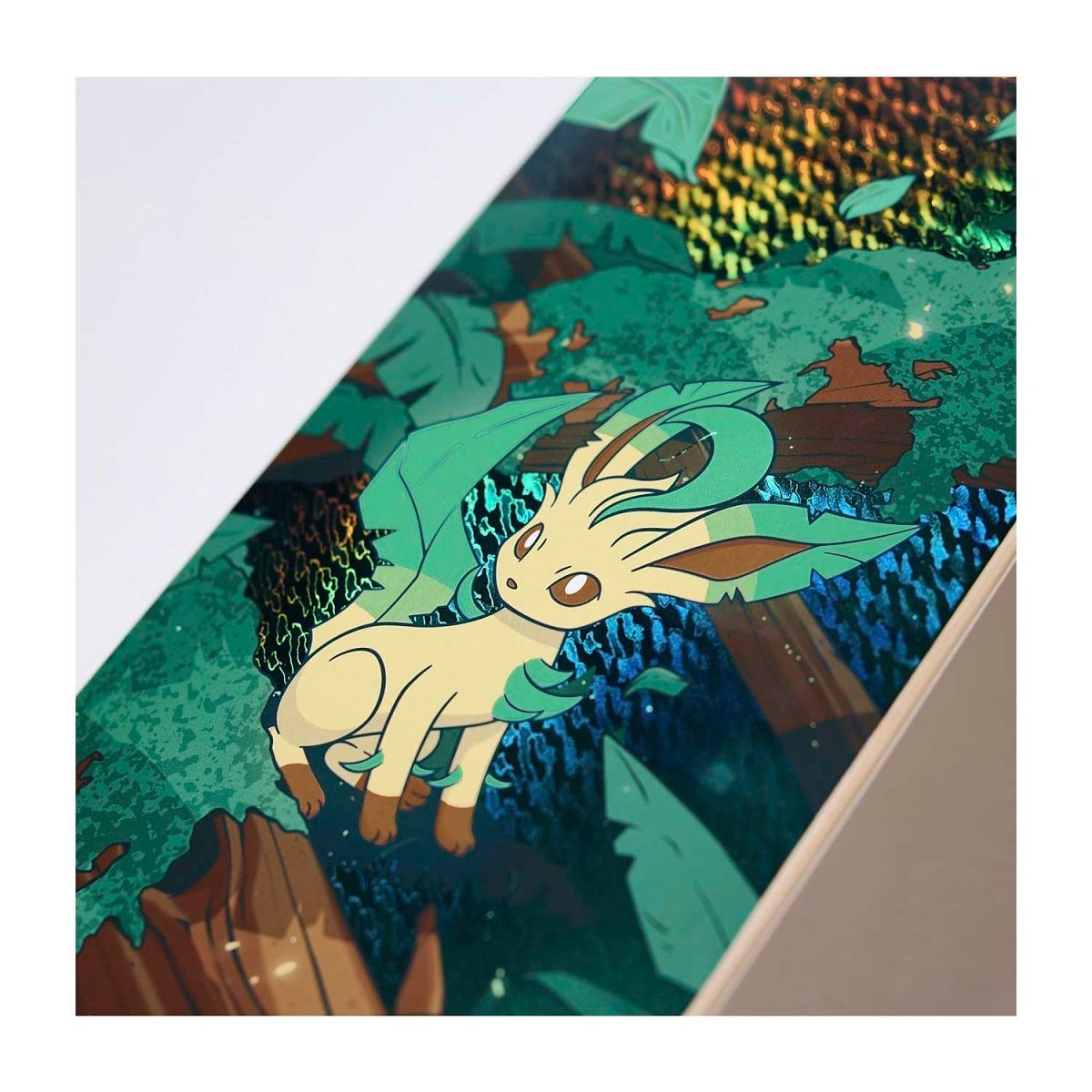 Pokémon Center × Bear Walker: Leafeon Skateboard Deck