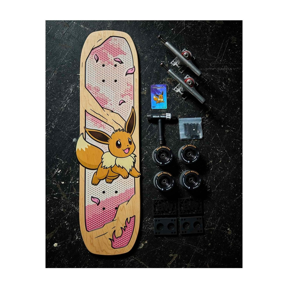 Pokémon Center × Bear Walker: Eevee Skateboard